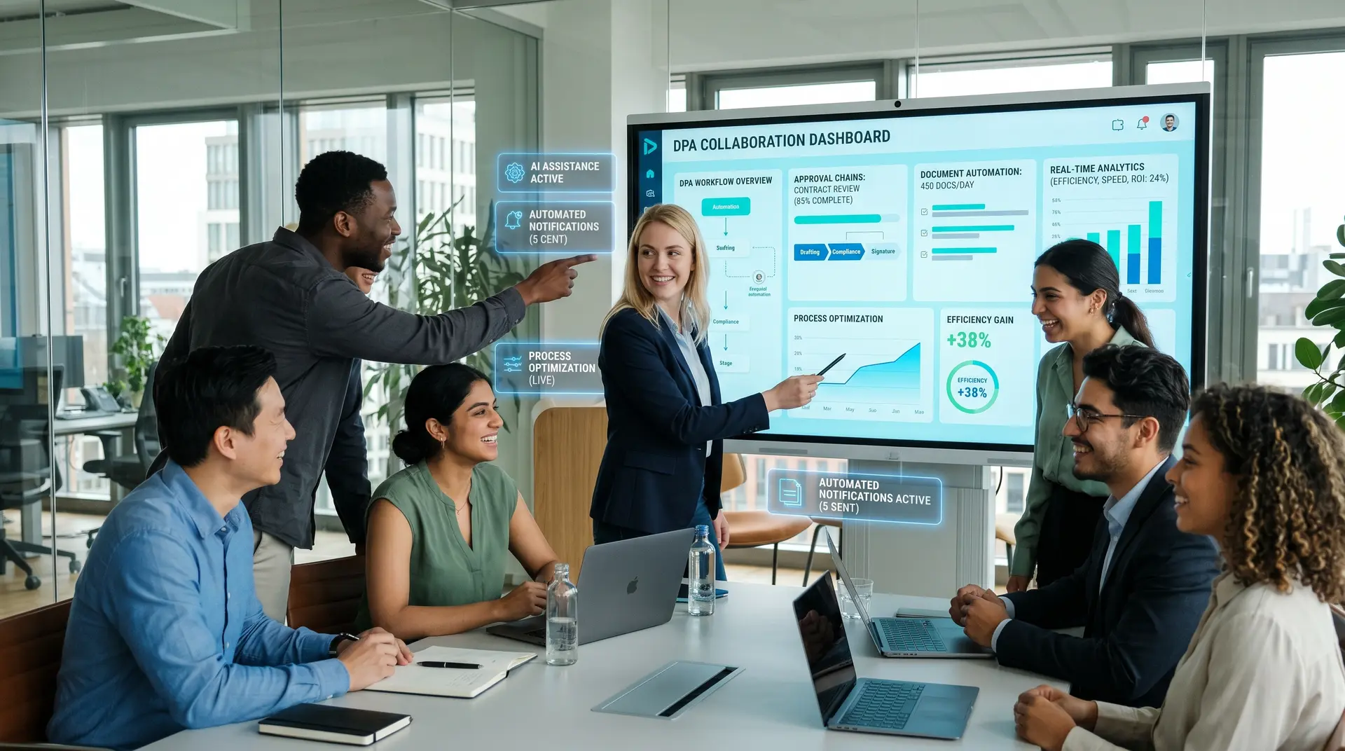 Live process dashboards & SLA tracking